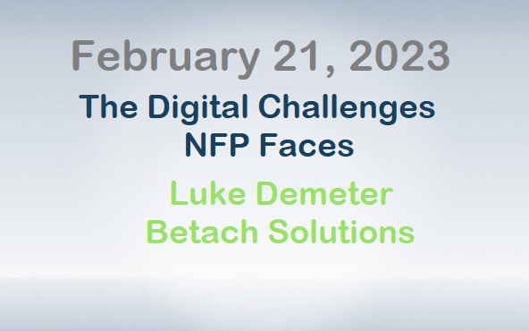 The digital challenges NFP faces