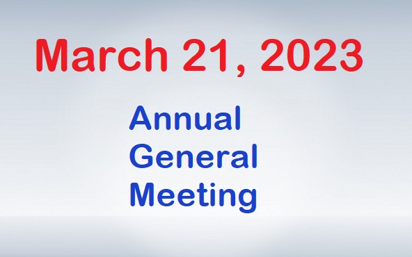 Annual General Meeting on March 21, 2023